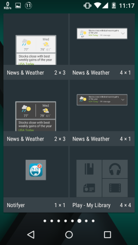 Choose the Notifyer Widget