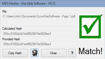 MD5 hash checker software windows 10 4