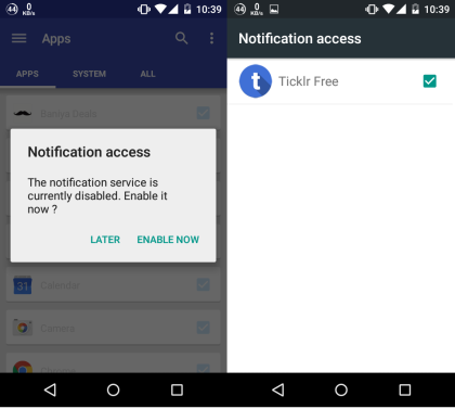 Notification Access Permission