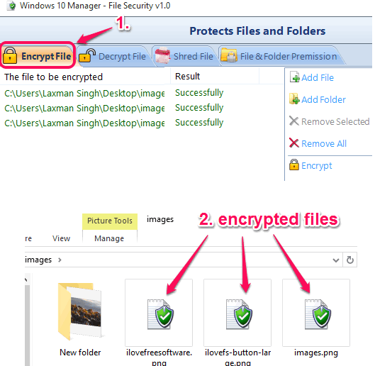 Protect Files and Folders