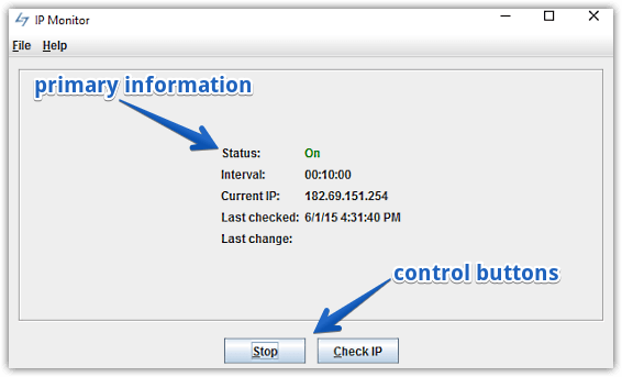 ip monitor  main ui