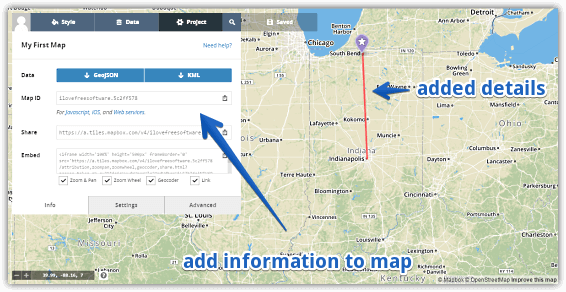 mapbox map editing