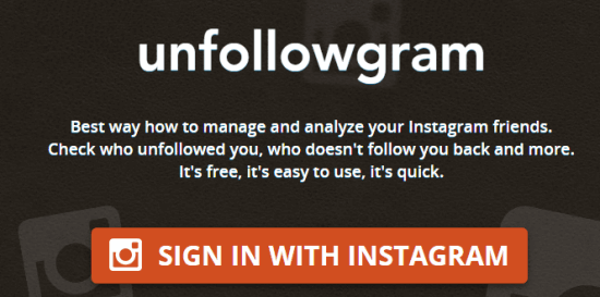 sign in with your Instagram account