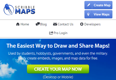 Choose Create Map