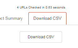 Download as CSV