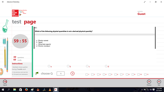 Advance Chemistry quiz