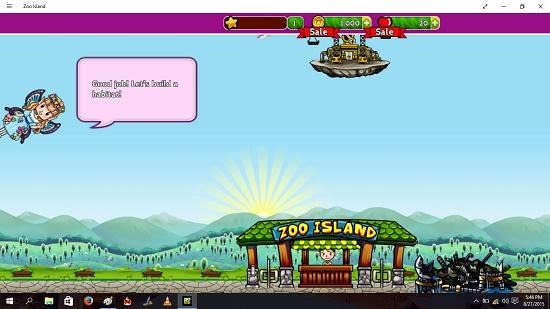 Zoo Island task complete