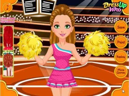 gold hair games cheer hairstyles