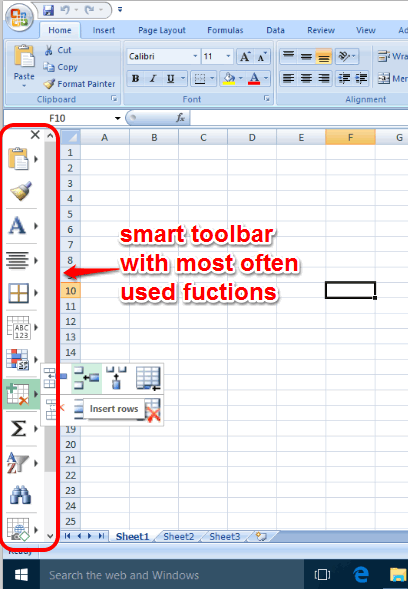 Ablebits.com Smart Toolbar for Microsoft Excel added