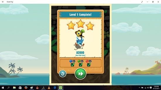 Dodo Pop level complete