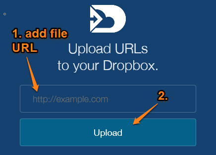 add file URL to upload