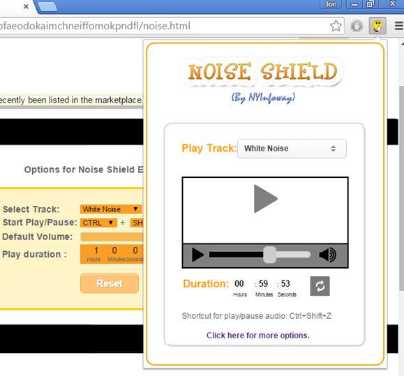 white noise extensions chrome 2