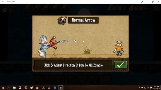 Archery Blitz controls