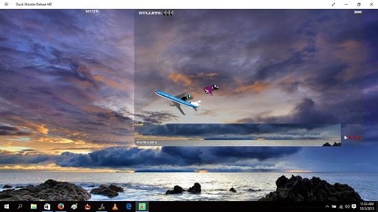 Duck Shooter Deluxe HD Main Screen