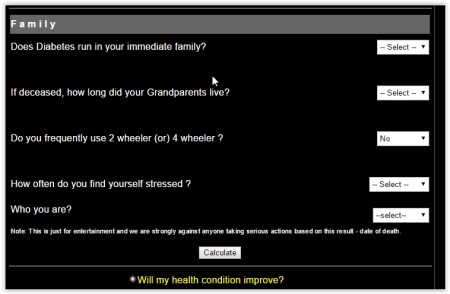 calculate death date online