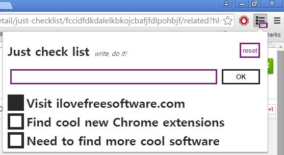 checklist extensions chrome 2