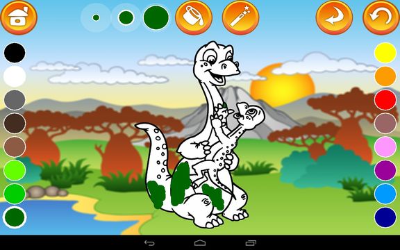 dinosaur coloring book apps android 3