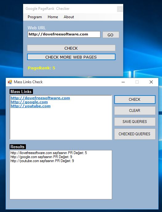page rank checker software windows 10 3