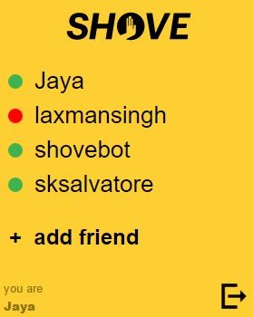 shove friends list