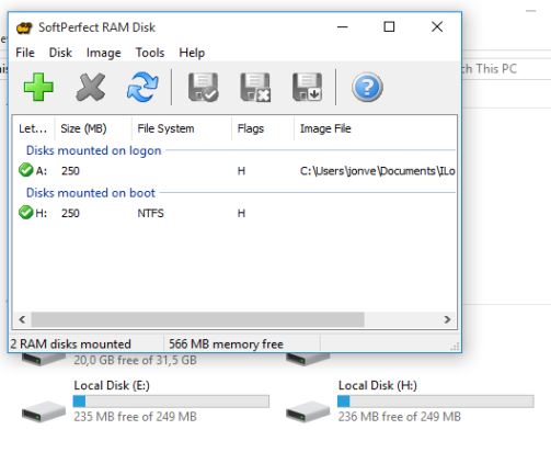 ram disk creator software windows 10 2