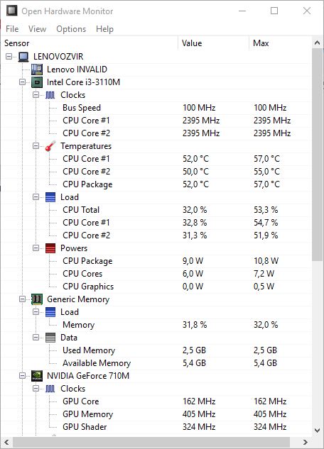 system temperature viewer software windows 10 5