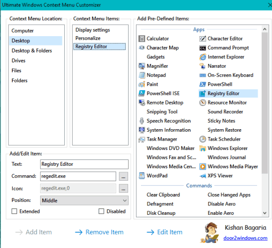 Ultimate Windows Context Menu Customzer