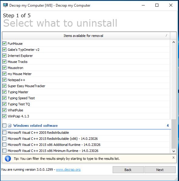 bloatware removal software windows 10 2