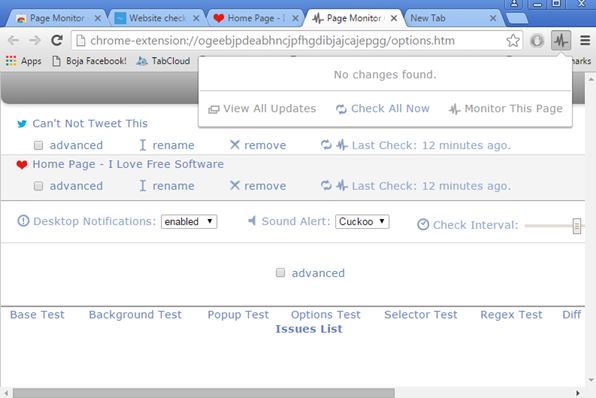 page monitoring extensions chrome 2