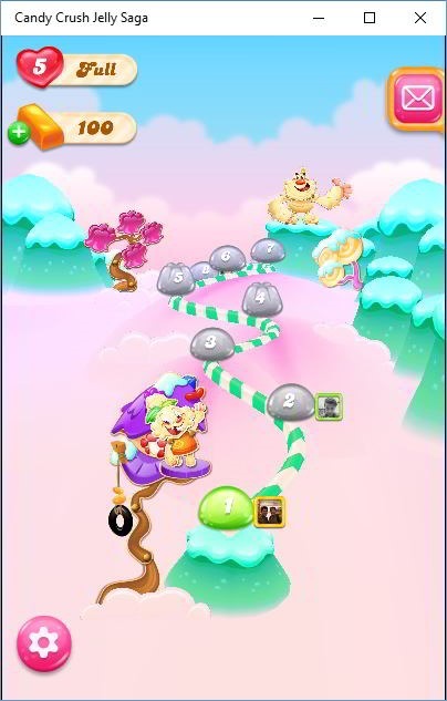 Candy Crush jelly saga level selection