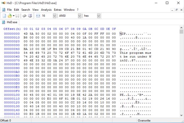 hex editor software windows 10 1