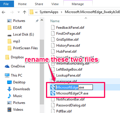 rename files