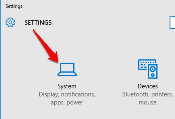 access System menu