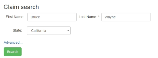 claim search