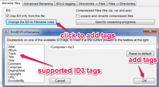 add tags