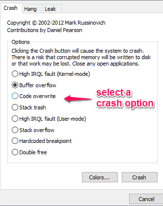 crash your pc