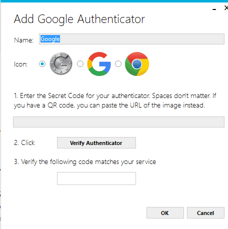 Add Google Authenticator