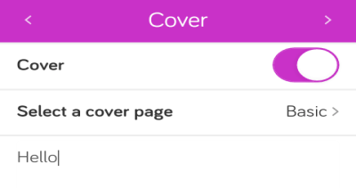 add cover