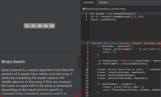 binary search