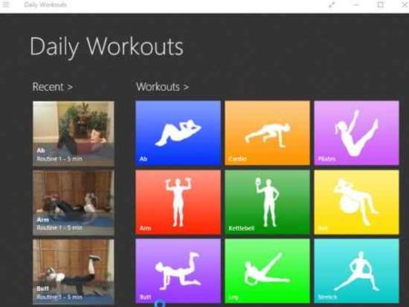 daily workouts home