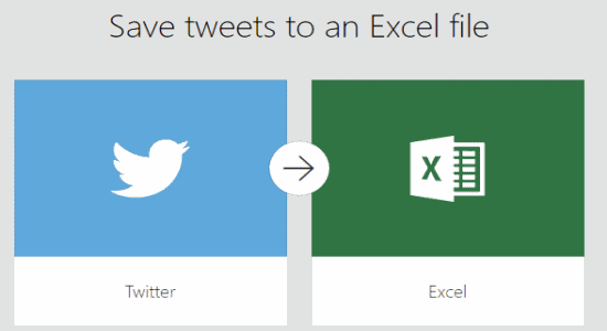 save tweets to excel