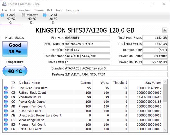 ssd health checker software windows 10 1