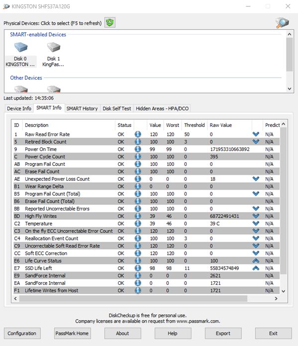 ssd health checker software windows 10 5