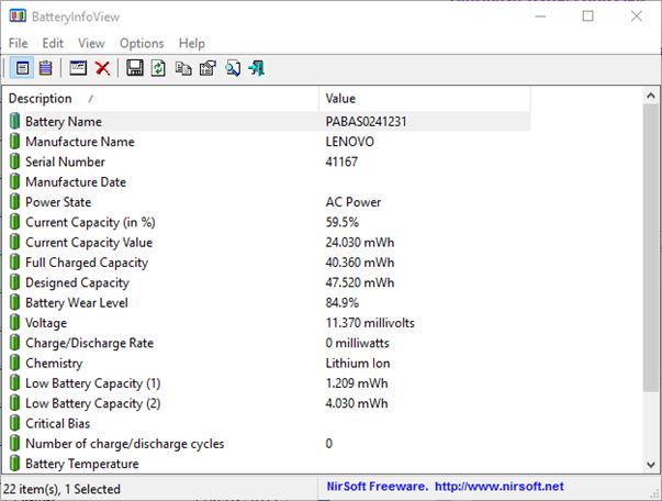 battery health checker software windows 10 4