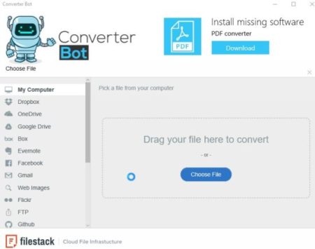 converter bot home