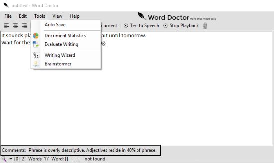 evaluate writing