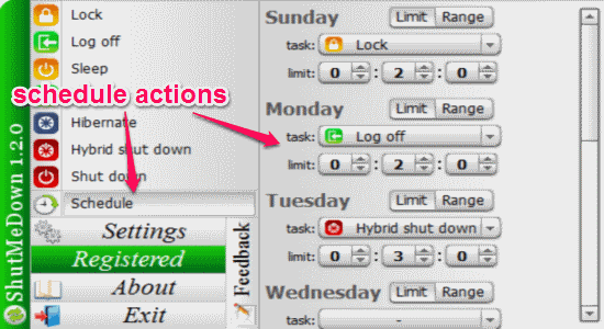 schedule task