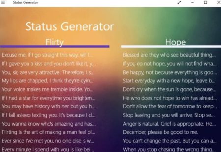 status generator home