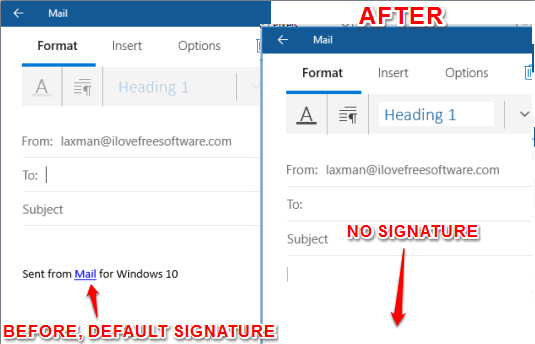 before and after comparison