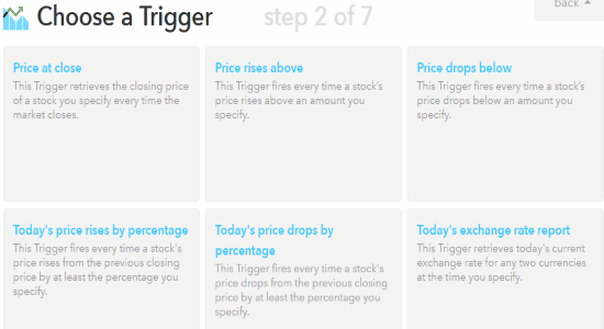 choose trigger