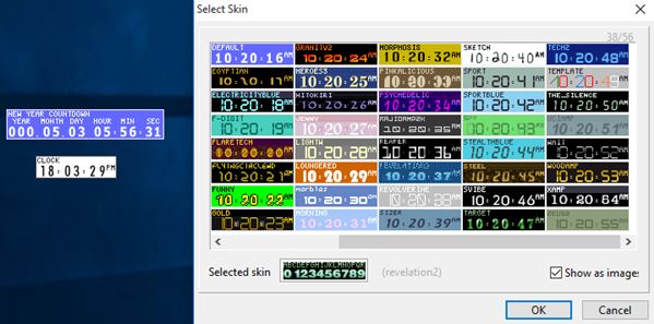 desktop clock widget software windows 10 5
